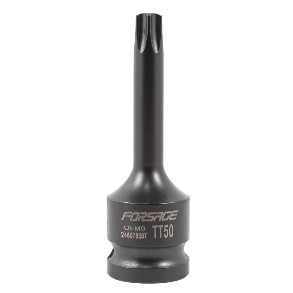 Головка-бита TORX ударная TH50 с отверстием, 1/2''
