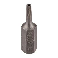 Бита TORX 1/4'', T8Hх25ммL c отверстием