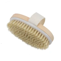 Щетка массажная для тела с натуральной щетиной (для взрослых)