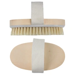 Щетка массажная для тела с натуральной щетиной (для взрослых)