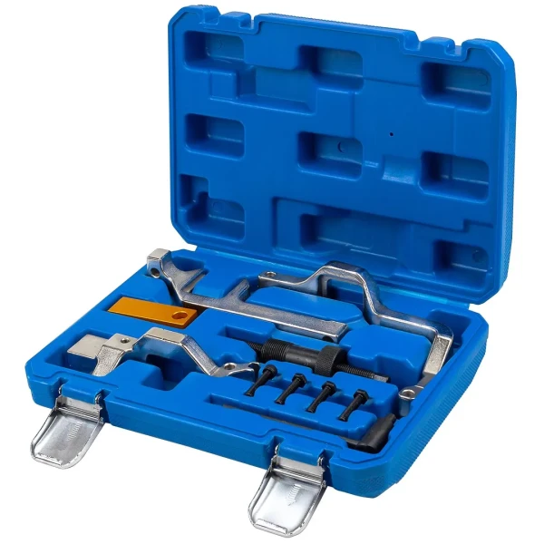 Набор фиксаторов для обслуживания двигателей BMW, Сitroen, Peugeot MINI, PSA 10пр(1.4, 1.6, 1.4VTi, 1.6VTi 16V), в кейсе