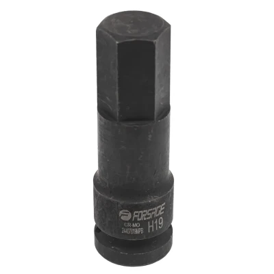 Головка-бита 6-гранная ударная 19мм,1/2''