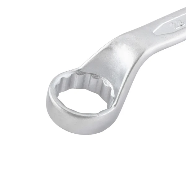 Ключи накидные отогнутые на 75град., набор 12пр. (6х7, 8х9, 10х11, 12х13, 14х15, 16х17, 18х19, 20х22, 21х23, 24х27, 25х28, 30х32мм)