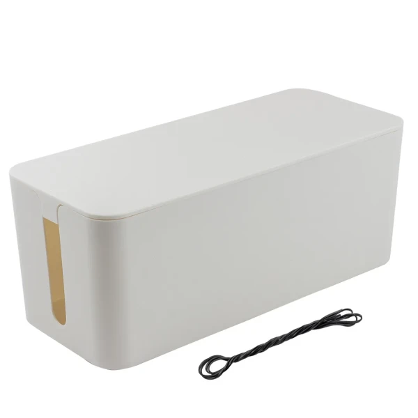 Контейнер пластмассовый для хранения кабелей (размер M, 32х13.5х12.7см)