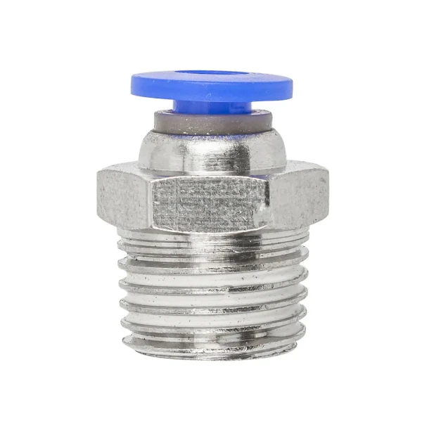 Фитинг для пластиковых трубок 4мм с наружной резьбой 1/4''