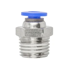 Фитинг для пластиковых трубок 4мм с наружной резьбой 1/4''