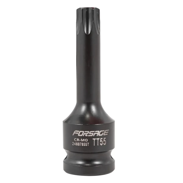 Головка-бита TORX ударная TH55 с отверстием, 1/2''
