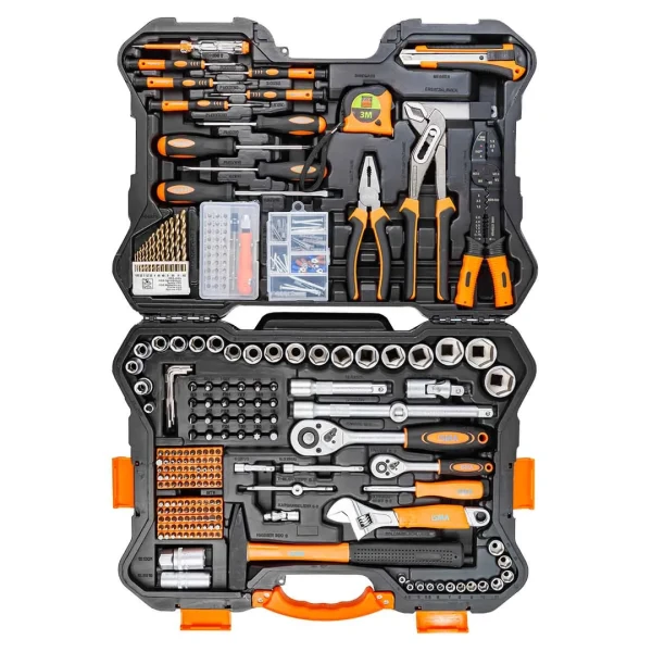 Набор инструмента 303пр. 1/4'',1/2''(6гр.)(4-32мм)