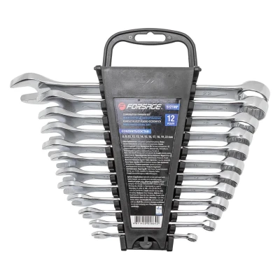 Набор ключей комбинированных 12пр. (6.8,10,12-19,22мм) в пласт.держателе