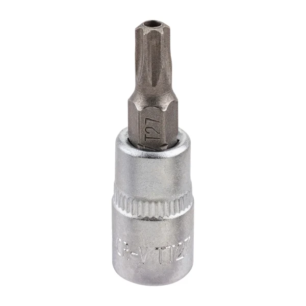 Головка-бита TORX T27H c отверстием, 1/4''
