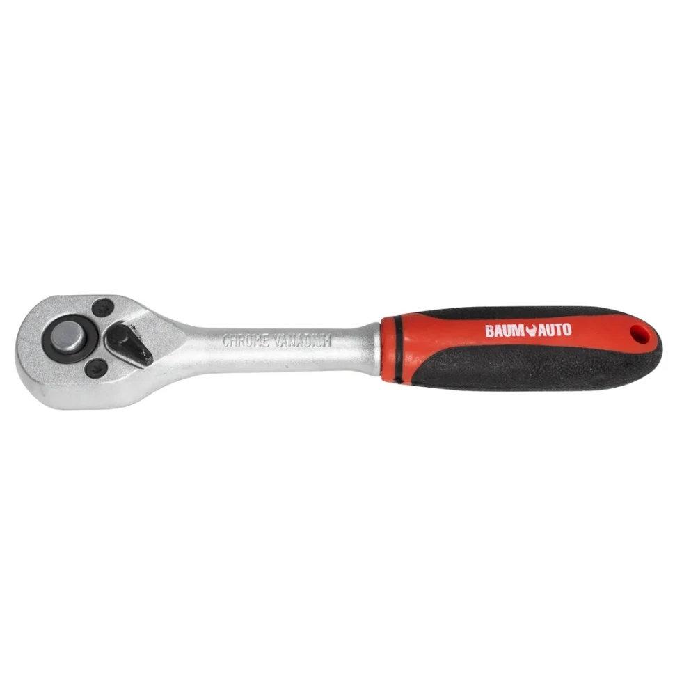 Трещотка реверсивная 1/4''(L-150мм, 45 зуб)