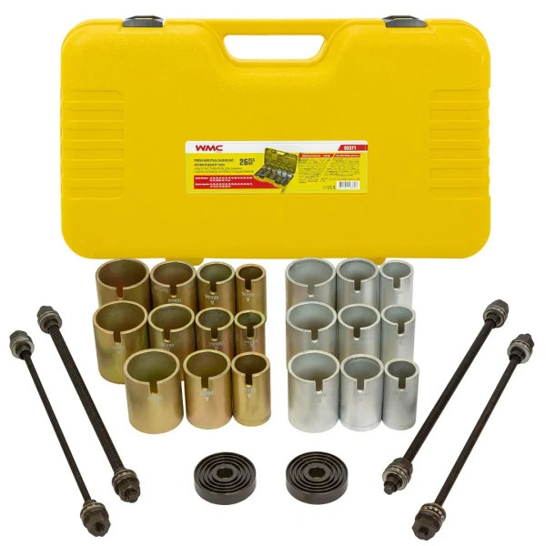 Набор инструментов для замены сайлентблоков, втулок и подшипников 26пр.