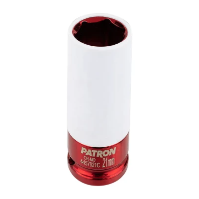 Головка ударная глубокая для литых дисков с защитным кожухом 21мм, 1/2''