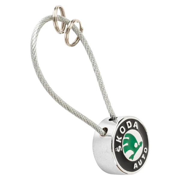 Брелок для ключей универсальный (металл.) SKODA