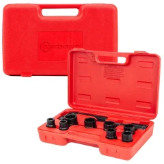 Набор инструментов 10пр. 3/4''(6гр.) (17,19,21,22,24,27,30,32,36мм + вороток 200мм + удлинитель под вороток 200мм) в пласт. кейсе