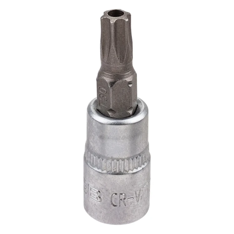 Головка-бита TORX T30H c отверстием, 1/4''