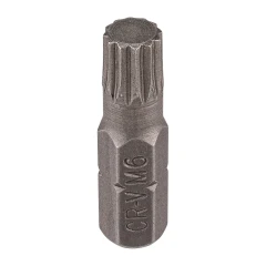 Бита 12-гранная 1/4'', M6х25ммL