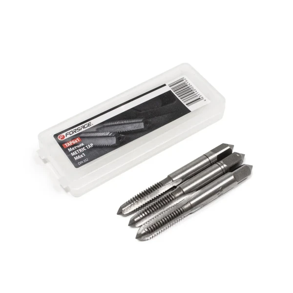 Метчик M6x1 (3шт),в пластиковом футляре