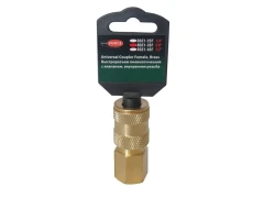 Быстроразъем пневматический с клапаном, внутренняя резьба 1/2''(в пластиковом держателе)