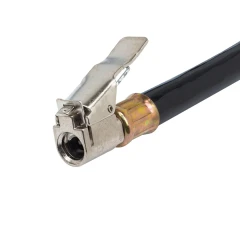 Пистолет для подкачки шин с аналоговым манометром и шлангом (0-16bar, манометр заполнен глицерином), в блистере