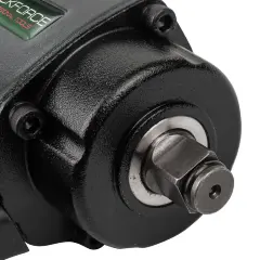 Пневмогайковерт ударный ''Compact''с реверсом и регулировкой усилия 1/2''(600Hм, 8500 об/мин,6.3bar,113 л/мин,1.45кг)