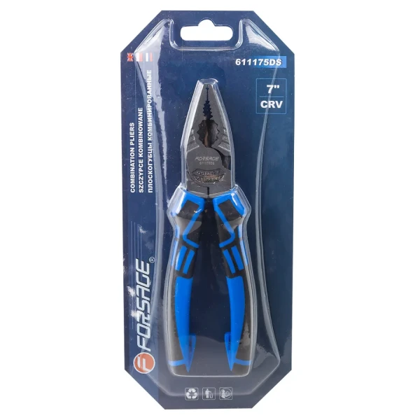 Плоскогубцы многофункциональные ''Profi'' 175мм Cr-V 6150+доп. закалка (усилие сжатия увеличино на 60%), в блистере