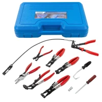 Набор щипцов для снятия и установки хомутов и шлангов 9пр., в кейсе