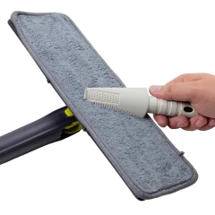 Швабра с отжимным механизмом ''бабочка''и скребком