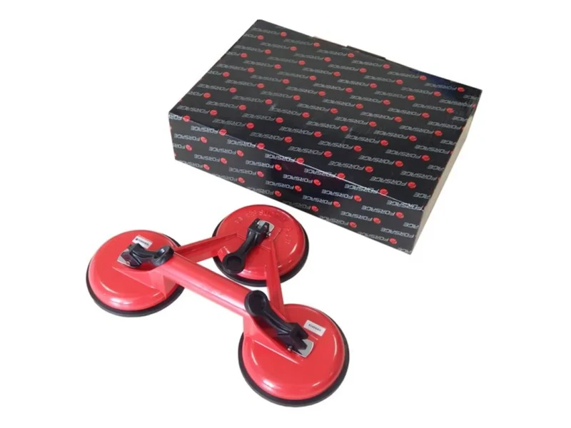 Съемник стекол трехзажимной с присосками (диам. 115мм, пластик)