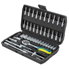 Набор инструментов 46пр. 1/4''(6гр.)