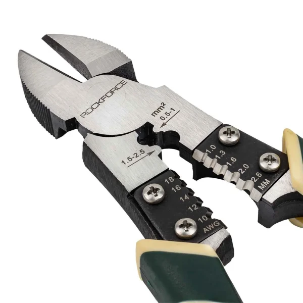 Бокорезы+обжимка/съемник изоляции 200мм, на блистере