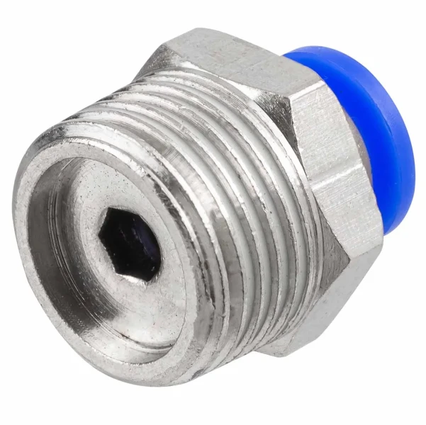 Фитинг для пластиковых трубок 6мм с наружной резьбой 3/8''