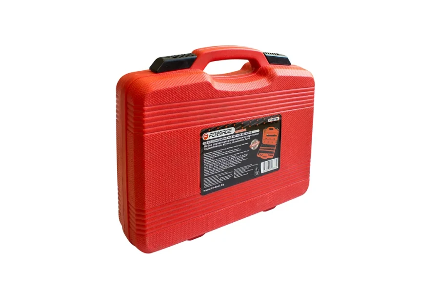 Набор инструментов, оправок для выпрессовки и запрессовки подшипников, втулок, сальников 52пр,в кейсе