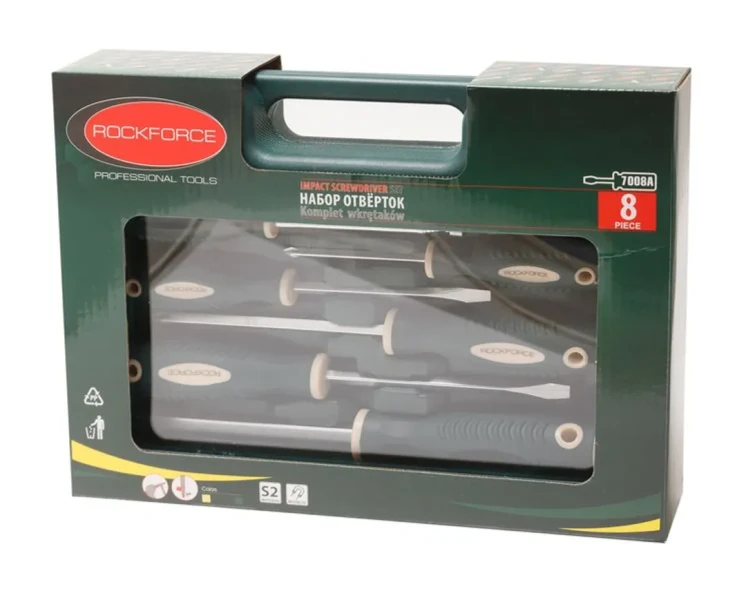 Набор отверток магнитных ''Profi''8пр.(SL:6.5х38мм,5.5х100мм,6.5х125мм, PH:2х38мм,1х75мм,2х125мм,3х125мм+магнит телескоп. 190-550мм)в кейсе