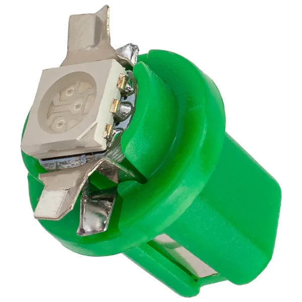Лампочка светодиодная T8.5-5050-1SMD 12v зеленая