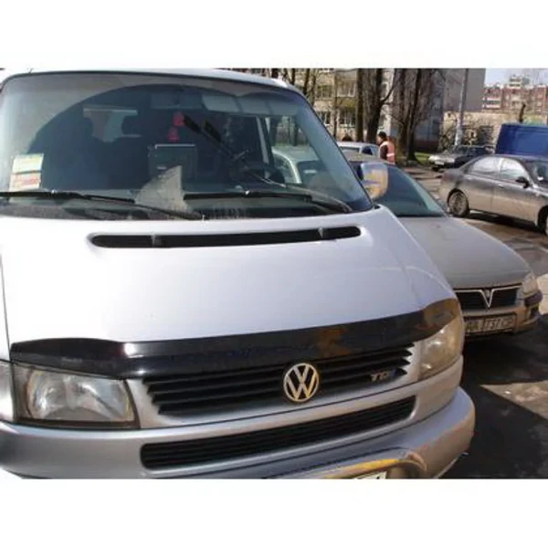 Защита капота 02091 VW T-4 (косые фары) клеющаяся