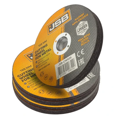 Круг отрезной по металлу 125x1.2x22.2мм (к-т 30 шт)