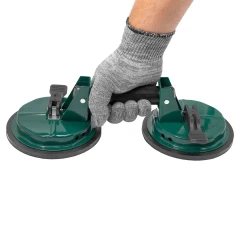 Съемник стекол двухзажимной с присосками (диам. 150мм, алюминий)