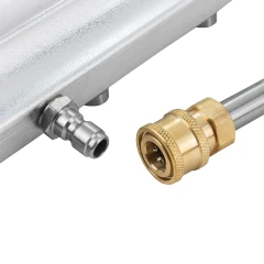 Насадка для мойки днища автомобилей в комплекте с трубками-удлинителями (4 сопла 0.8мм, max t на входе 65°С, раб. давл. 110-275бар, штуцер 1/4'')