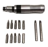 Отвертка ударная с набором бит и адаптером,13пр 1/2''(F)х5/16''(F) (PH 1,2,3,4х36мм, PH3х80мм, SL 5,6,7,8х36мм, SL8х80мм, H 7,8х36мм) в метал. кейсе