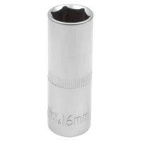 Головка свечная 16мм 1/2''(6гр.)