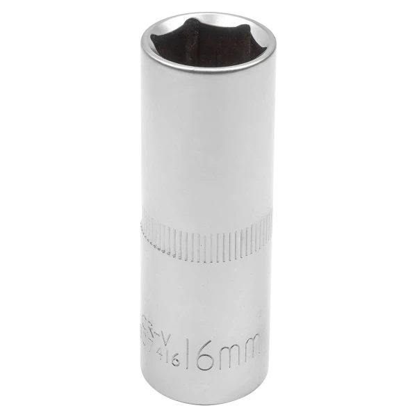 Головка свечная 16мм 1/2''(6гр.)
