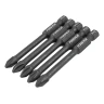 Биты торсионные магнитные крестовые РН2х70мм, 1/4''(5шт.), в блистере