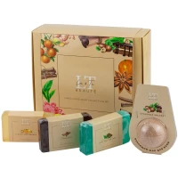 Набор 1( мыло Имбирь и апельсин,Корица.Мята и чайное дерево.)