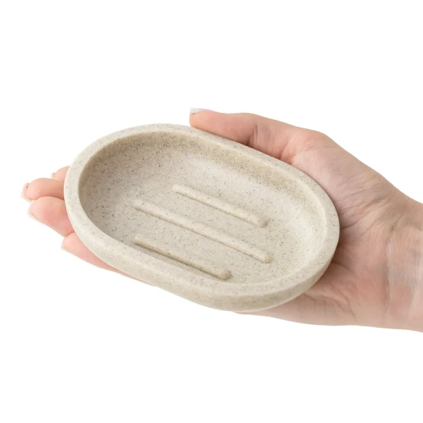 Набор для ванной комнаты 4пр. (мыльница, дозатор для мыла, подставка для зубных щеток, подставка для косметических аксессуаров)