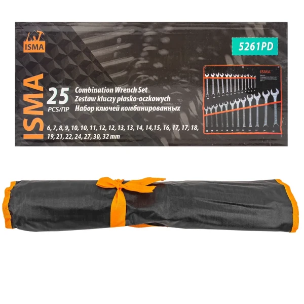 Ключи комбинированные, набор 25пр.