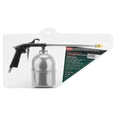 Пневмопистолет для мойки двигателя с бачком(расход воздуха 130 л/мин, емкость бачка 600мл)