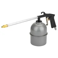 Пневмопистолет для мойки двигателя с бачком(расход воздуха 130 л/мин, емкость бачка 600мл)