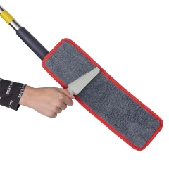 Швабра с отжимным механизмом ''бабочка''+ 2 насадки из микрофибры