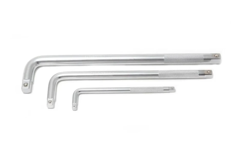 Вороток Г-образный с накаткой 250мм, 3/8''